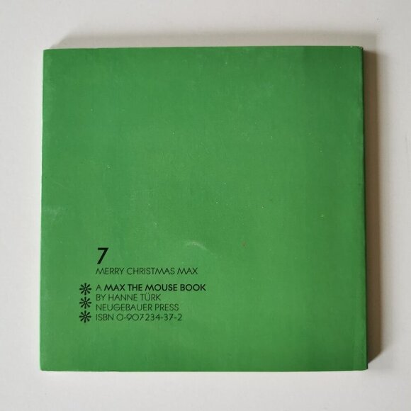Merry Christmas Max by Hanne Turk Book Green Holiday Cookies Cute Mouse - Picture 4 of 10